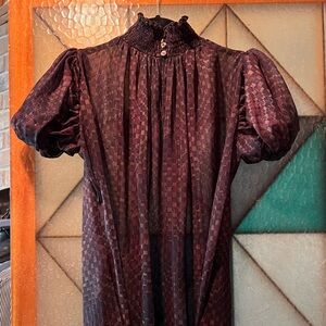 SIEDRÉS • Siena Checkered Chiffon Dress RESORT 2026 SOLD OUT